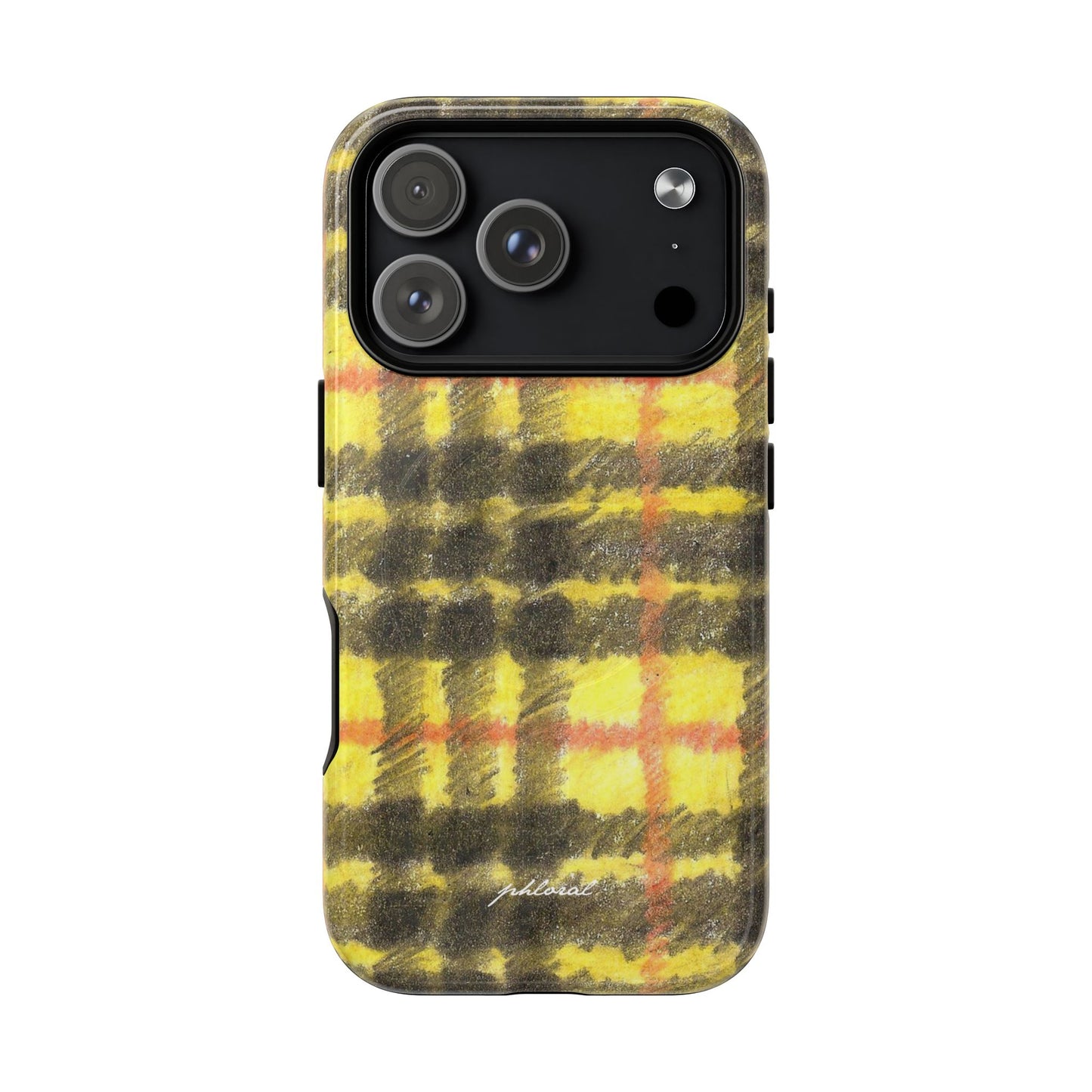 Plaid MagSafe case front view