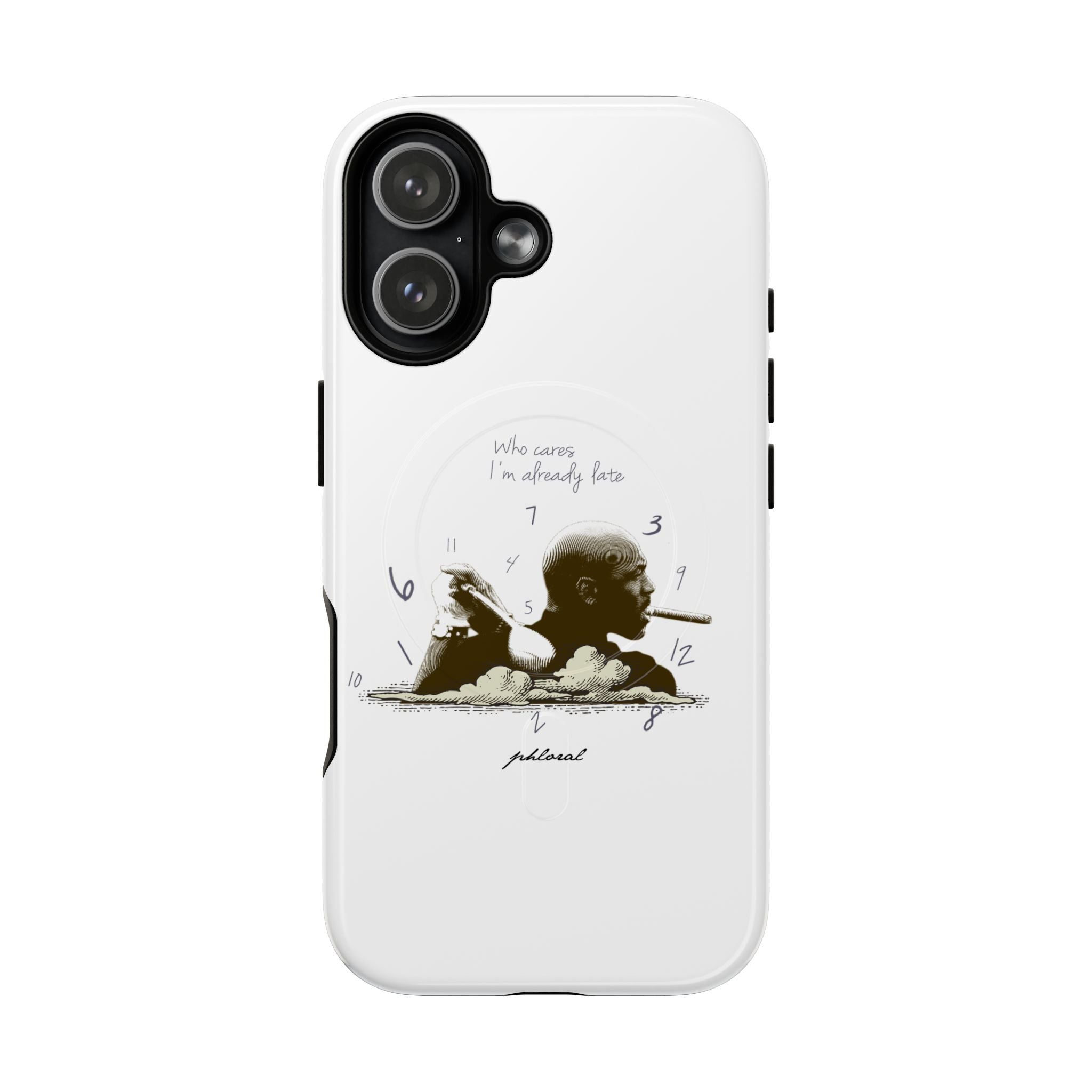 Timeless Rebellion MagSafe iPhone case slim side profile