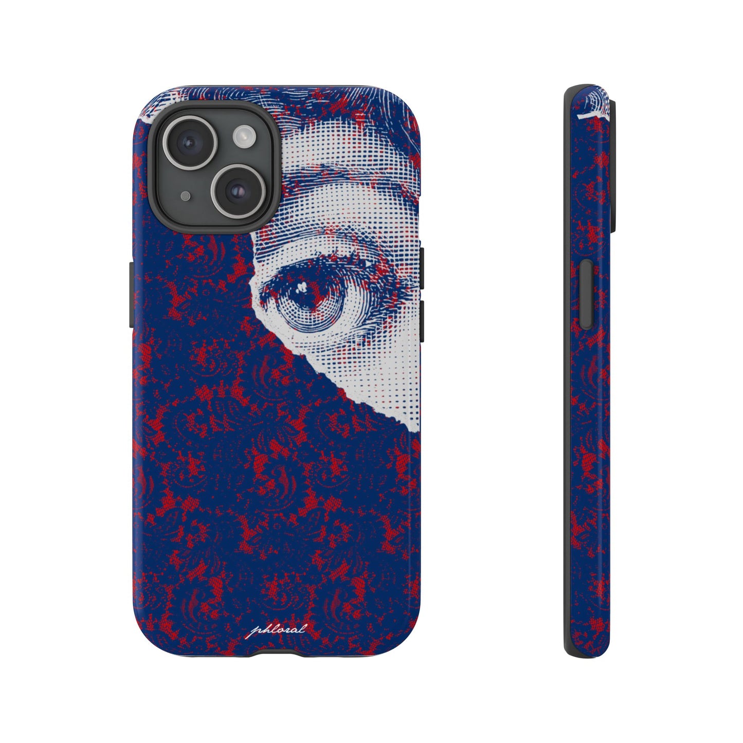 Laced Eye phonecase on smartphone
