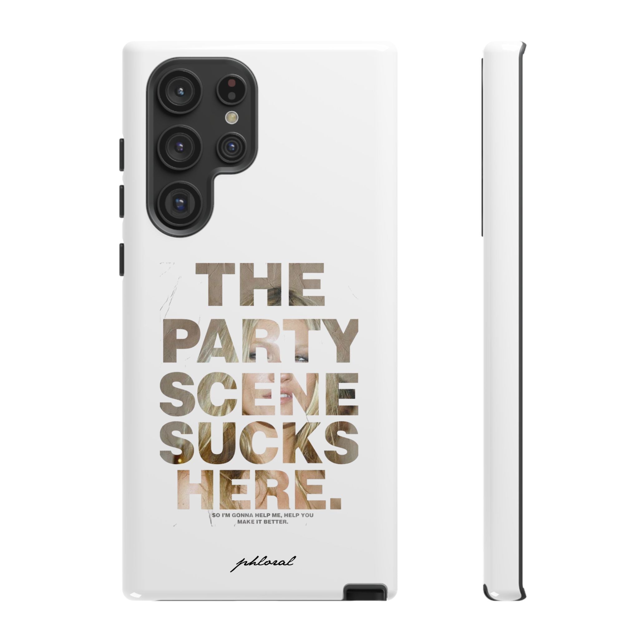 "the party sucks here"