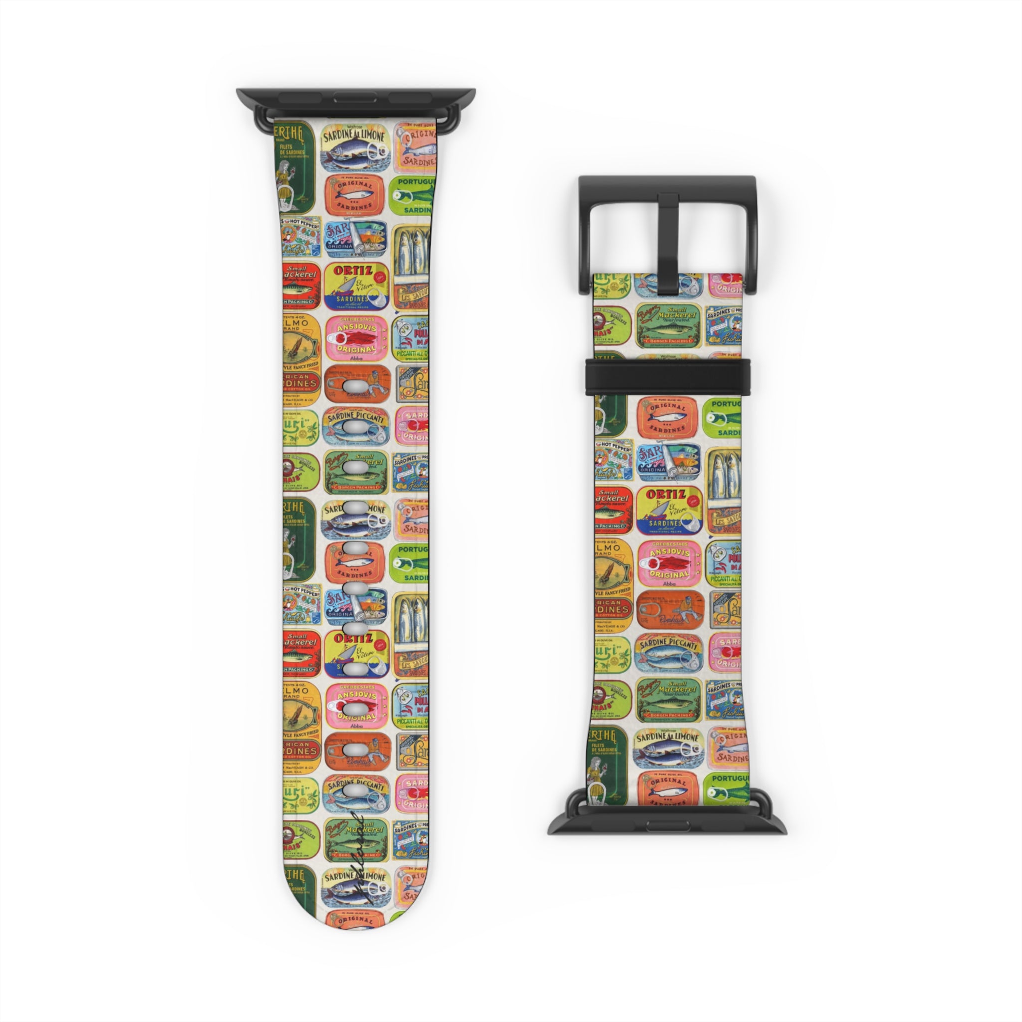 Retro Pantry Apple Watch band miniature Cold Drinks badge detail