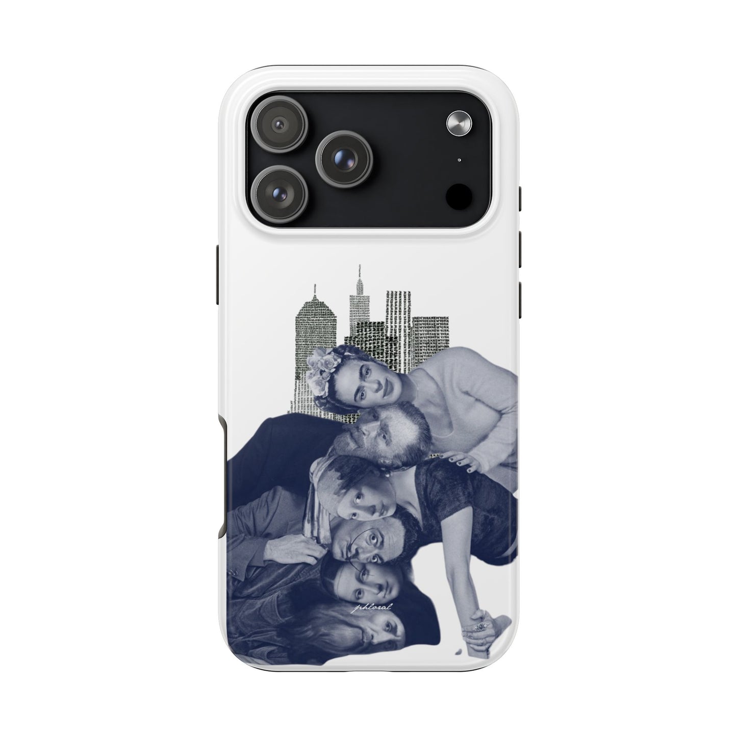 Cityscape phonecase fingerprint-resistant
