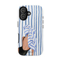 Seaside Stripes phone case tactile stripe texture detail
