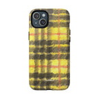 Plaid MagSafe case showing plaid pattern