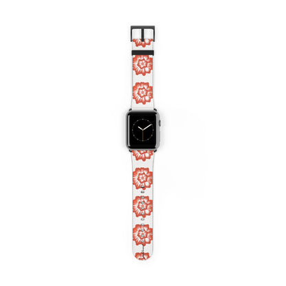 Phloral Apple Watch band rose-gold deployant clasp detail