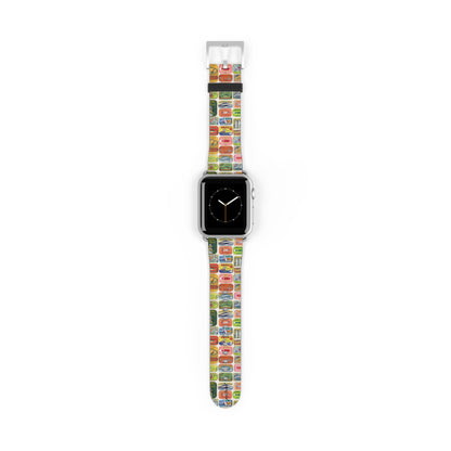 Retro Pantry Apple Watch band miniature Cold Drinks badge detail
