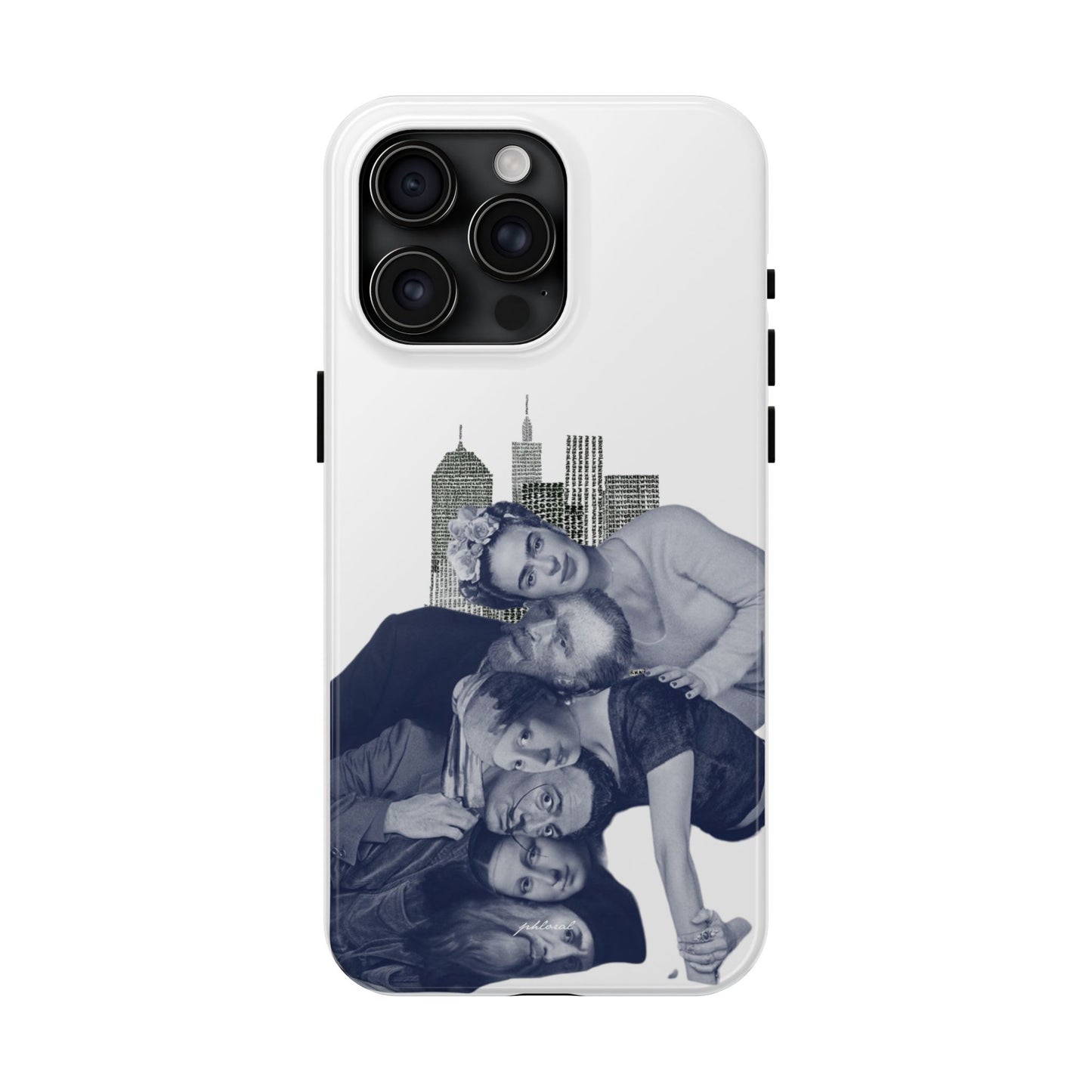 Cityscape phonecase fingerprint-resistant