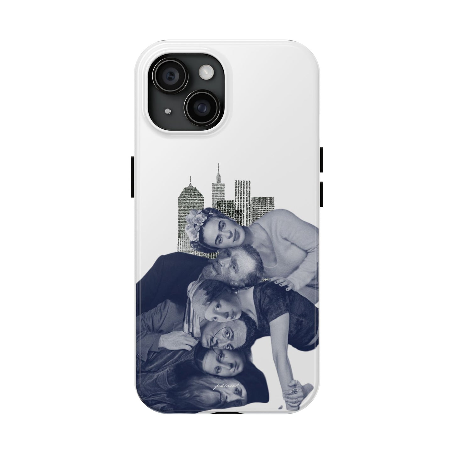Cityscape phonecase fingerprint-resistant
