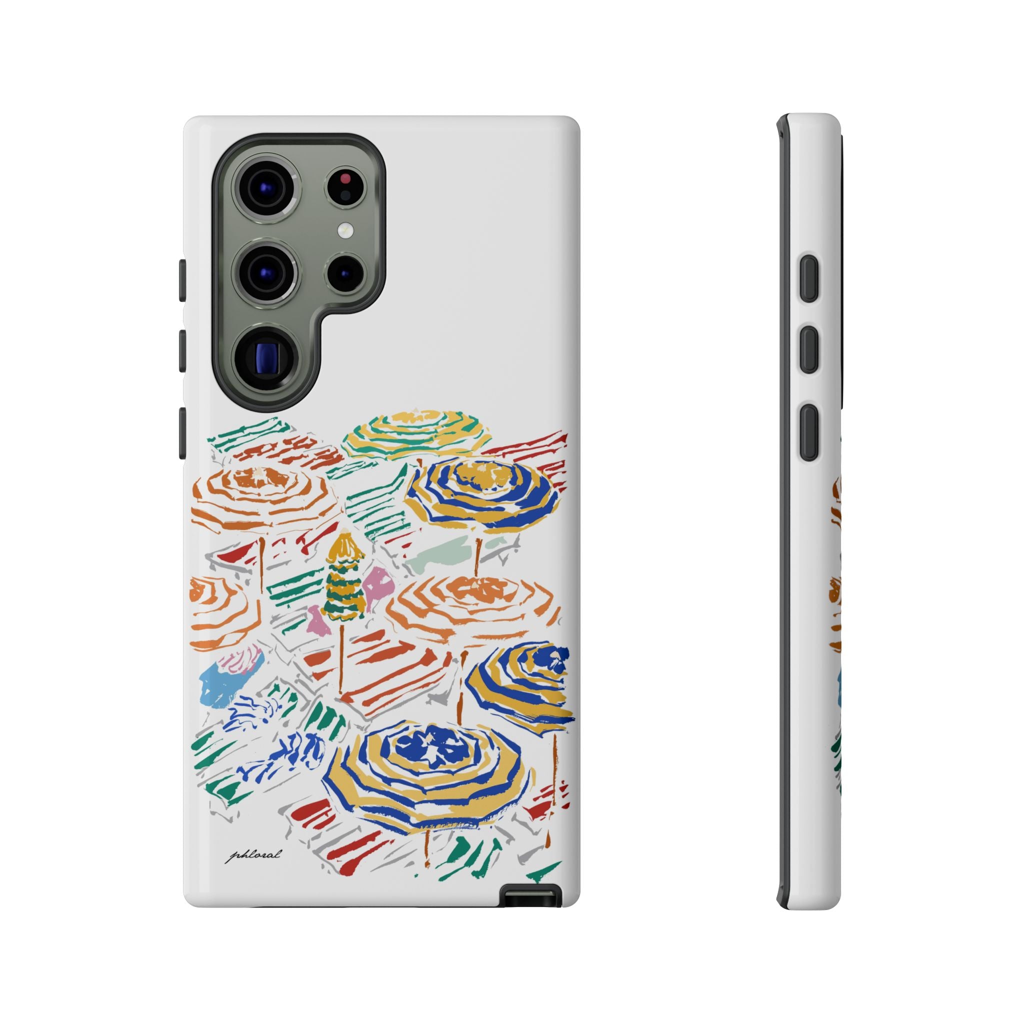 Coastal Carousel phone case beach-inspired design