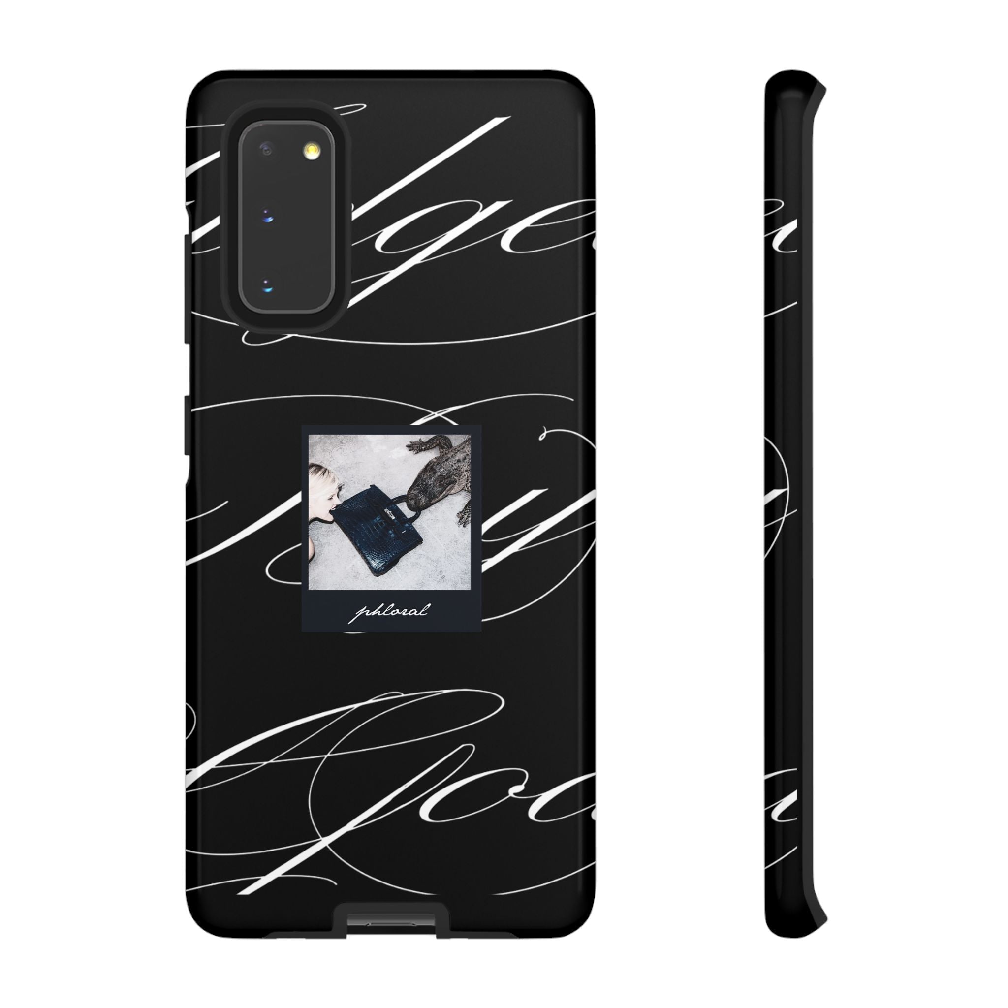 Tempted by Luxury luxury nazar marble iPhone case close-up