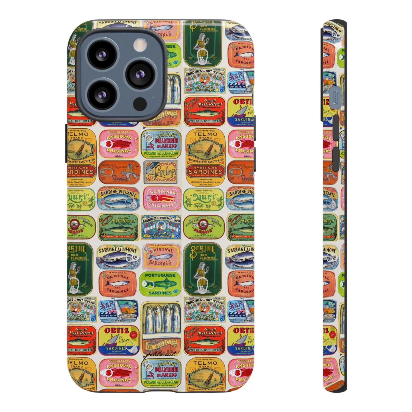 Retro Pantry phone case dual-layer protection side profile