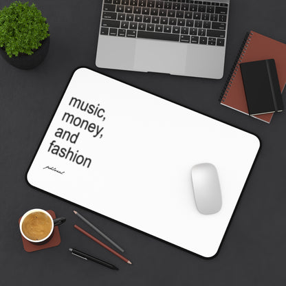 music, money & fashion