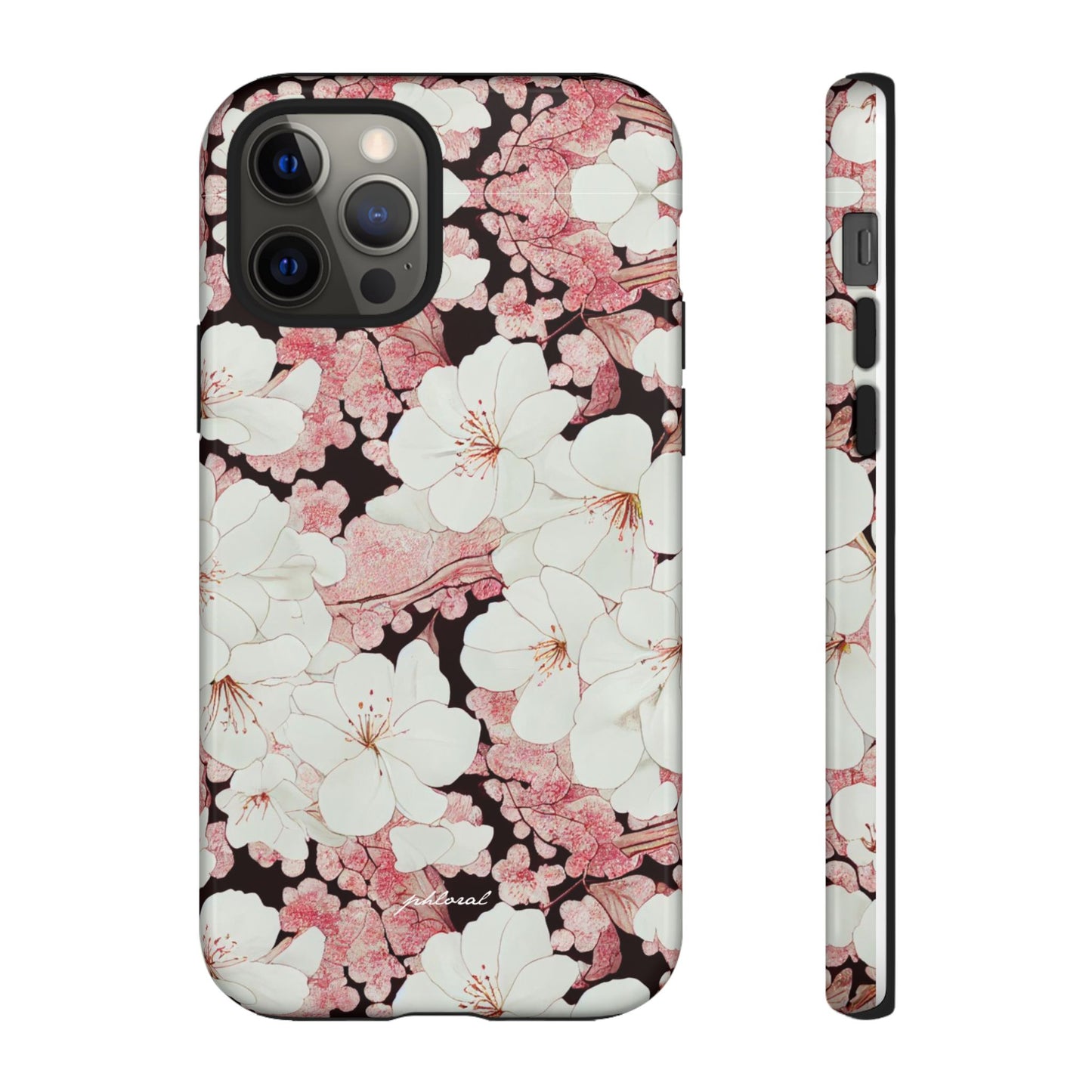Florere phone case 3D layered eternal bloom close-up detail