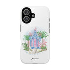Swan Pavilion MagSafe iPhone case in hand