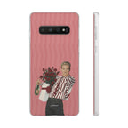 iPhone with Heartthrob accessory on desk