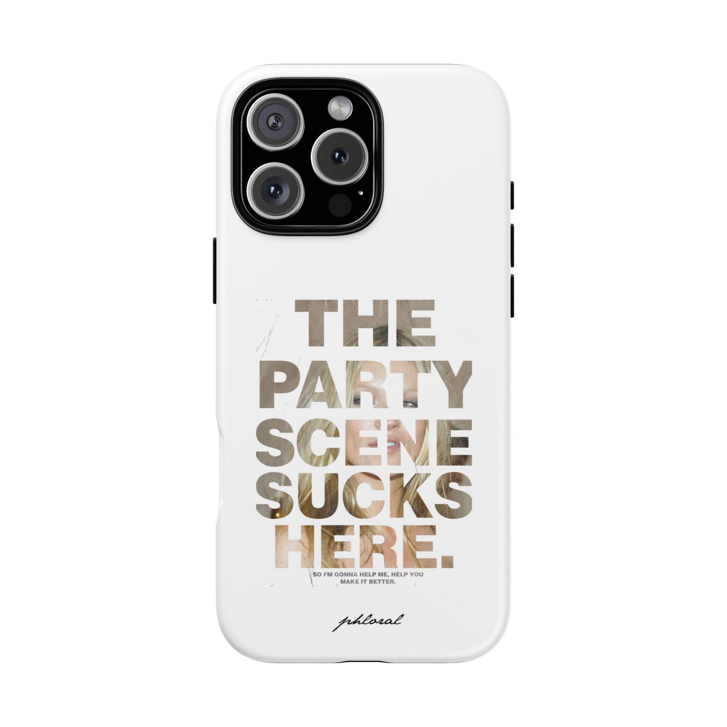 "the party sucks here"