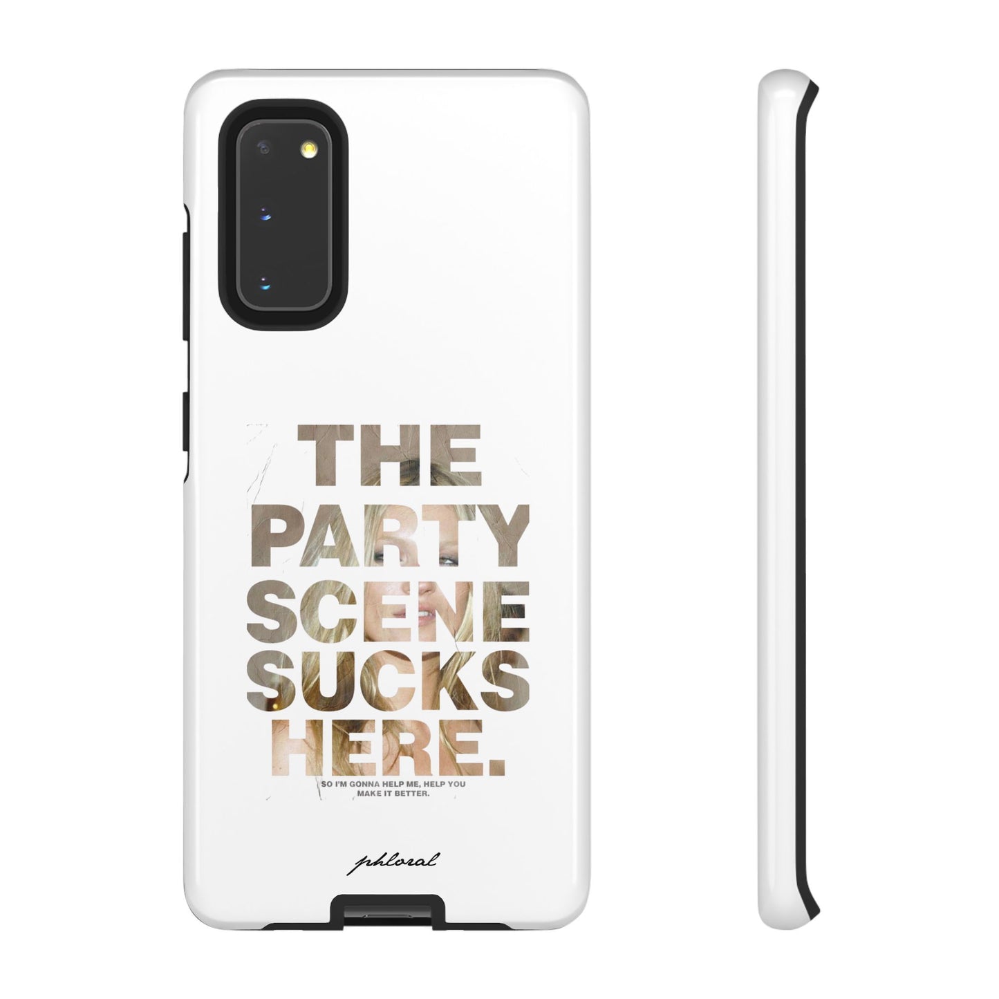 "the party sucks here"