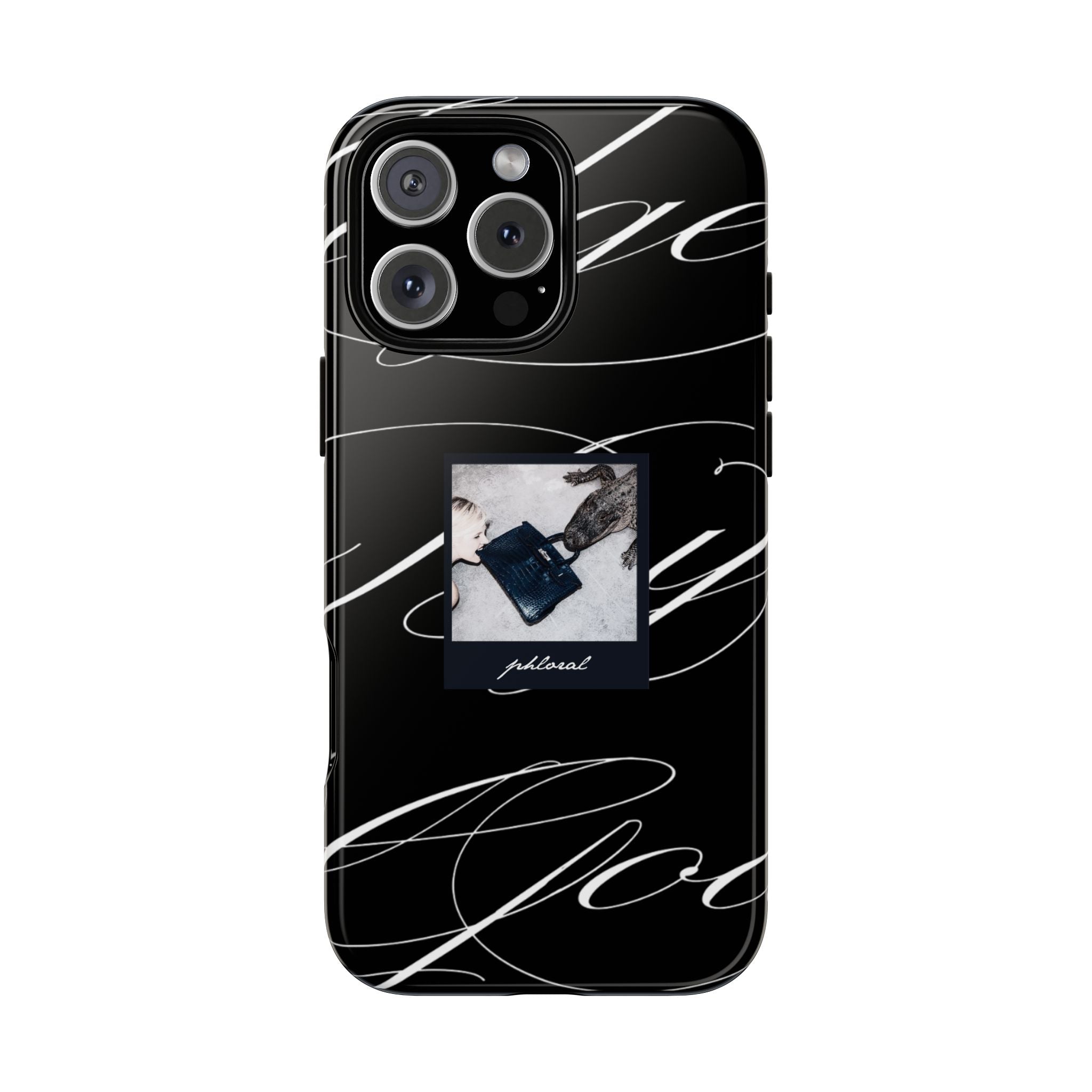 Tempted by Luxury evil eye marble phone case tough dual-layer protection