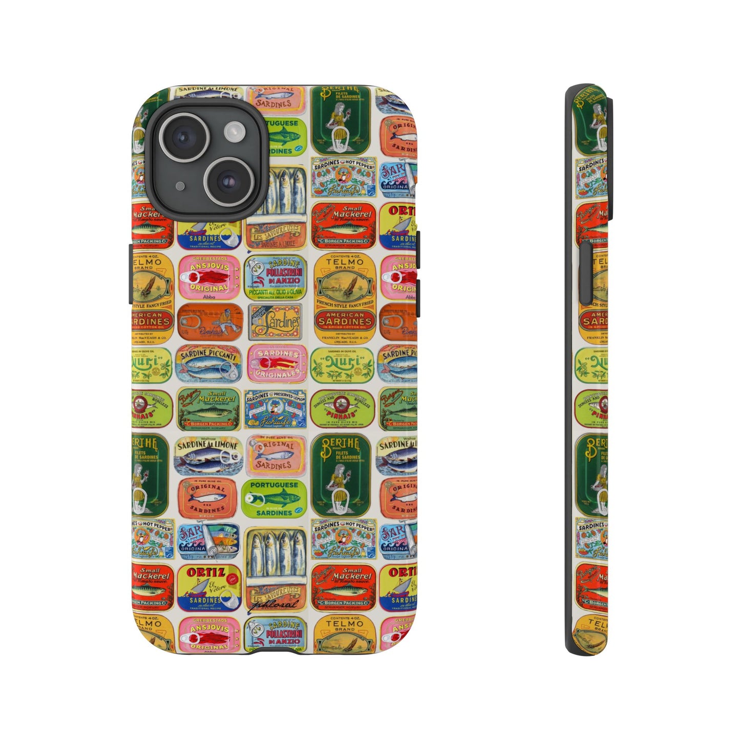 Retro Pantry phone case dual-layer protection side profile