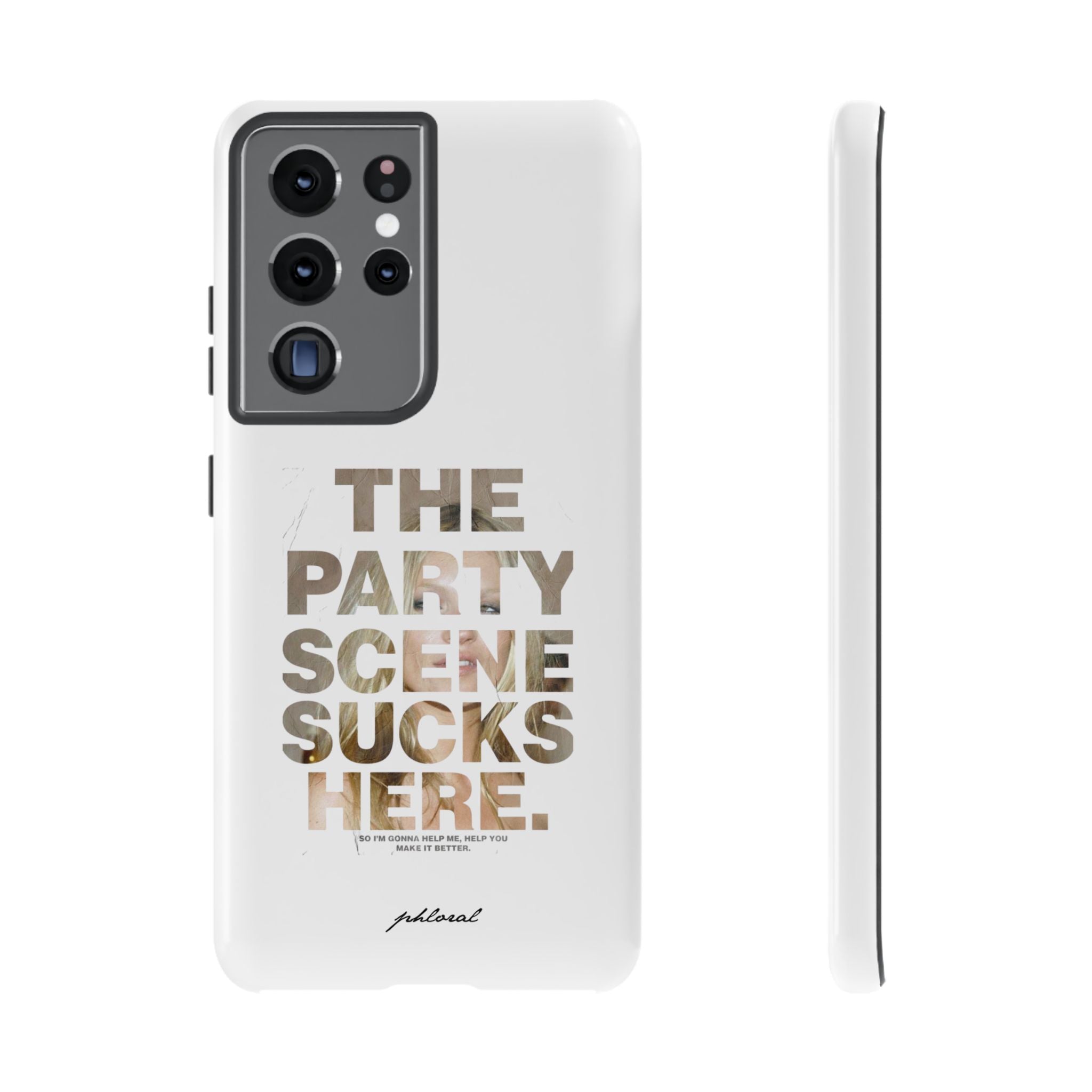 "the party sucks here"