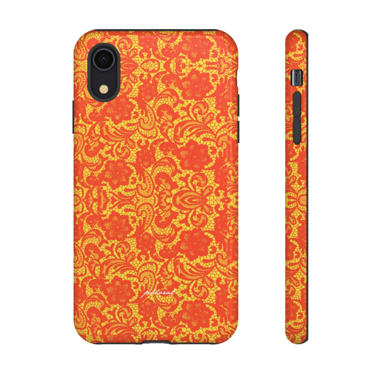 YSL phone case Amber Lace dual-layer shockproof luxury construction