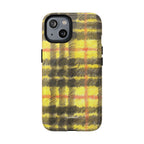 Plaid MagSafe case showing plaid pattern