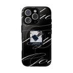 alt="Front view of tempted by luxury Magsafe iPhone case
