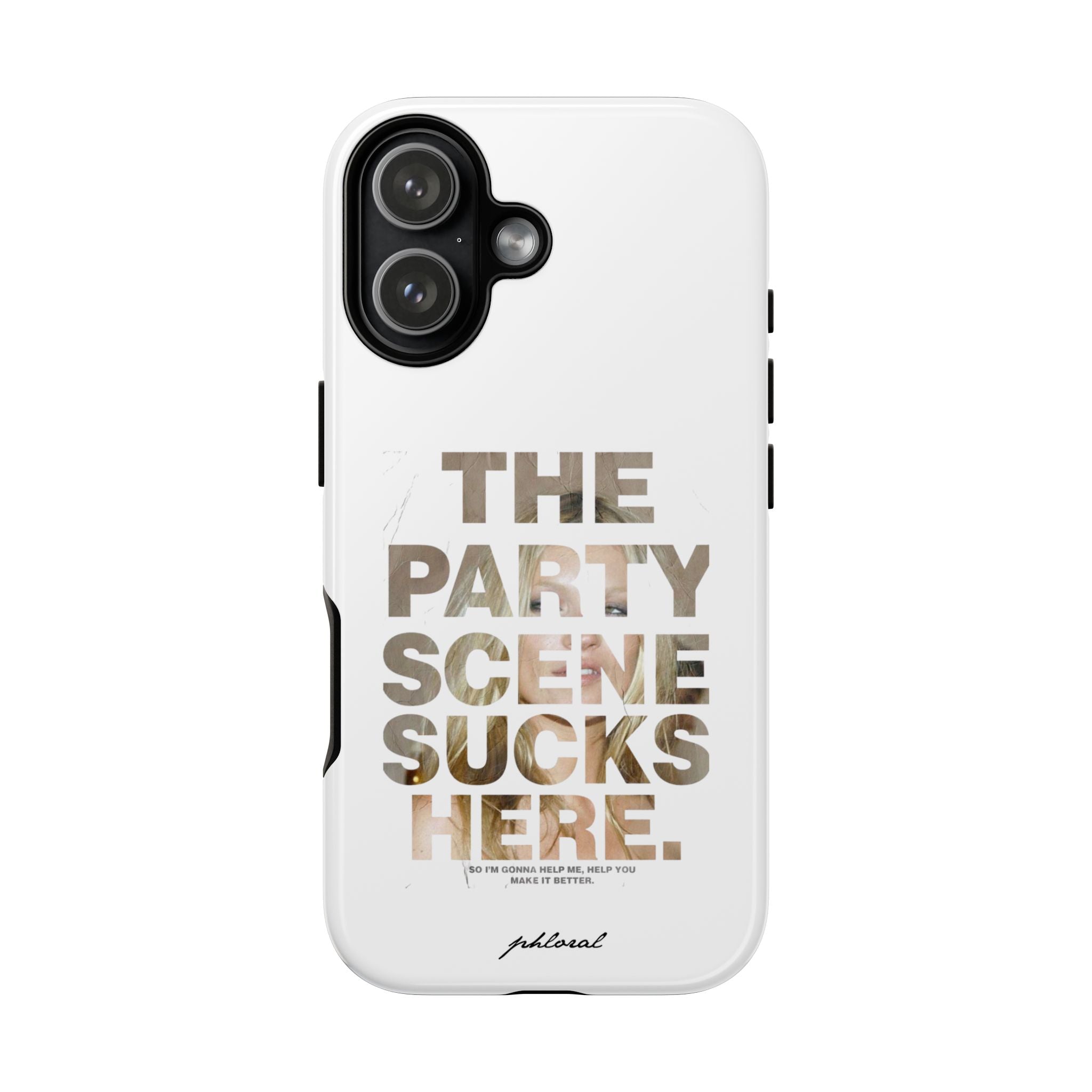 "the party sucks here"