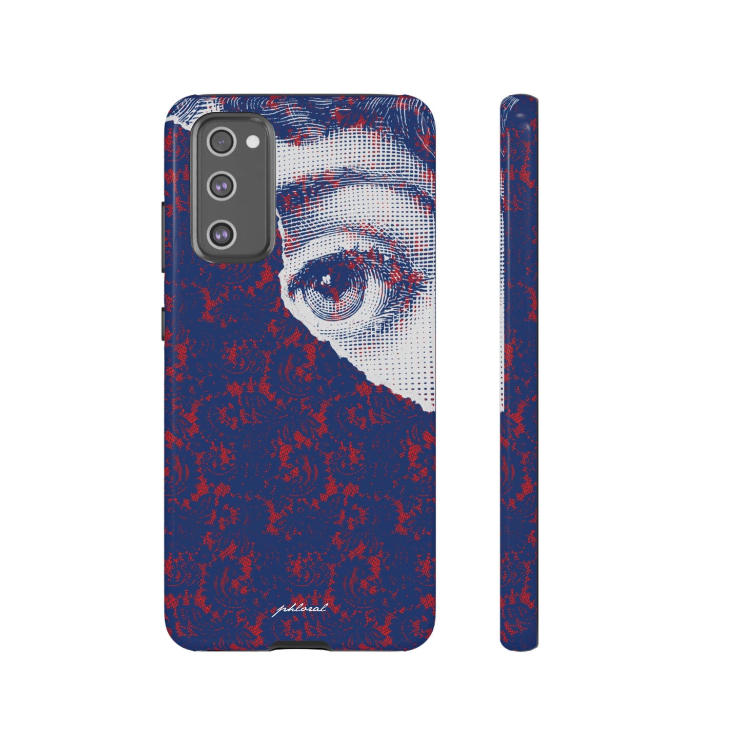 Laced Eye phonecase on smartphone