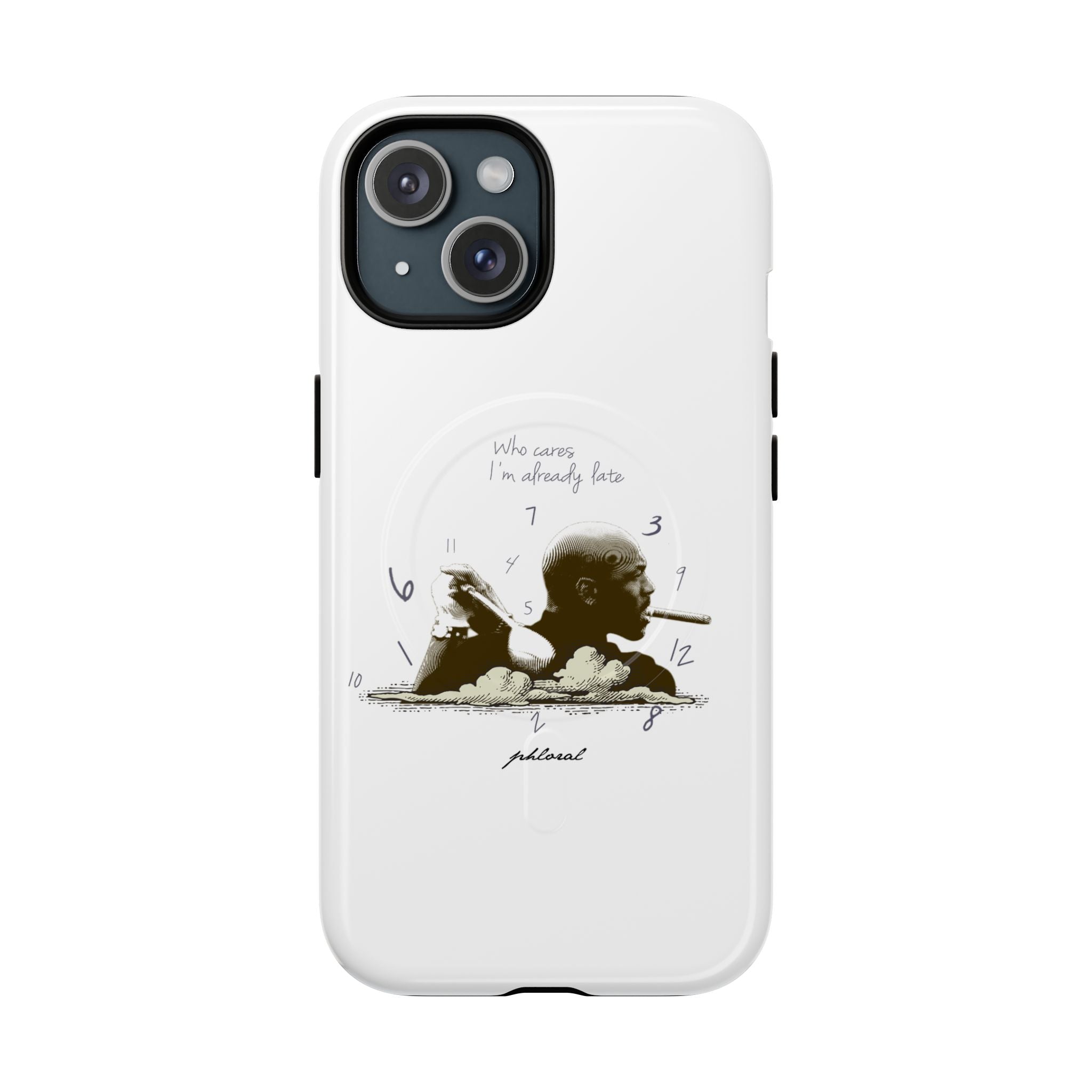 Timeless Rebellion MagSafe iPhone case slim side profile
