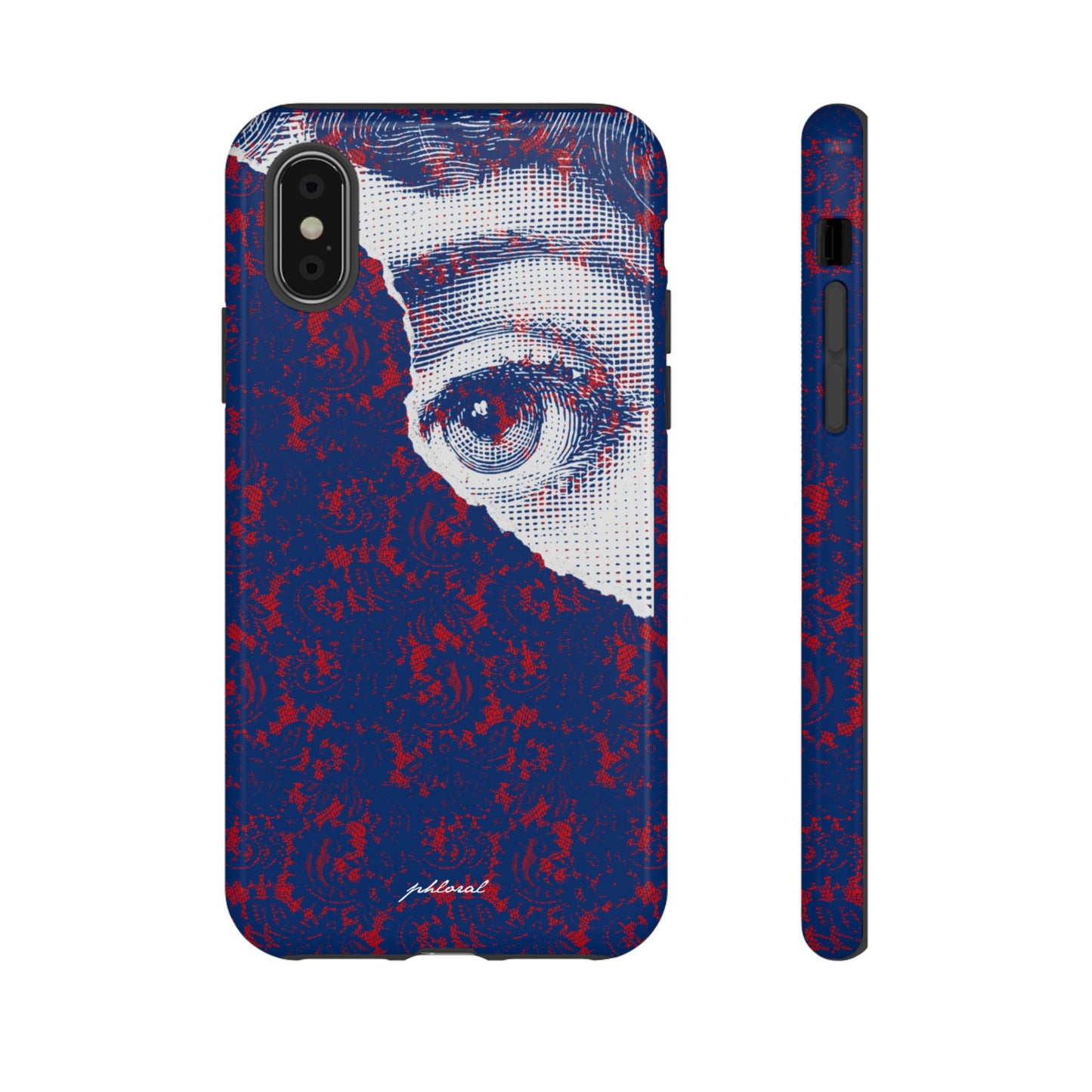 Laced Eye phonecase on smartphone