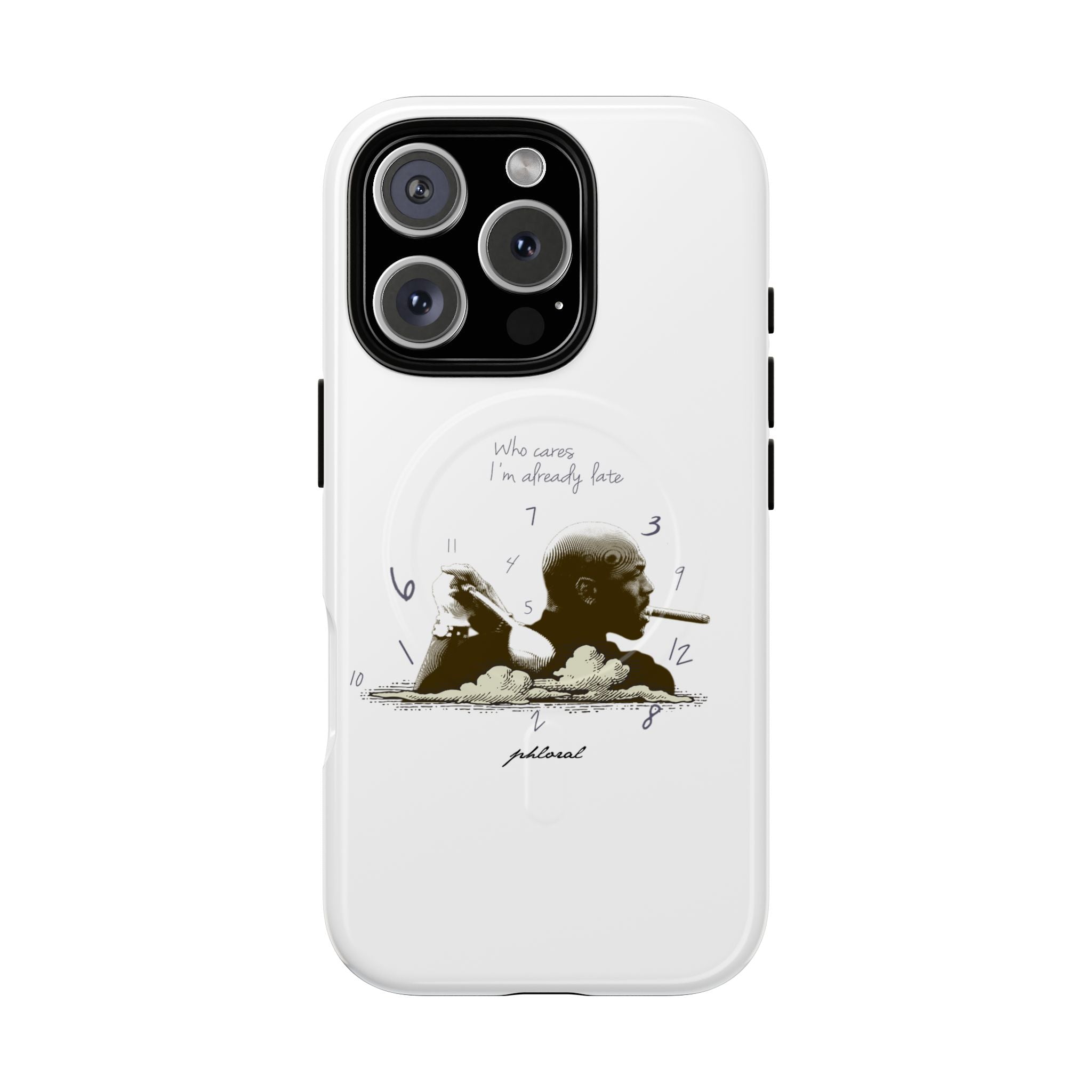 Timeless Rebellion MagSafe iPhone case slim side profile