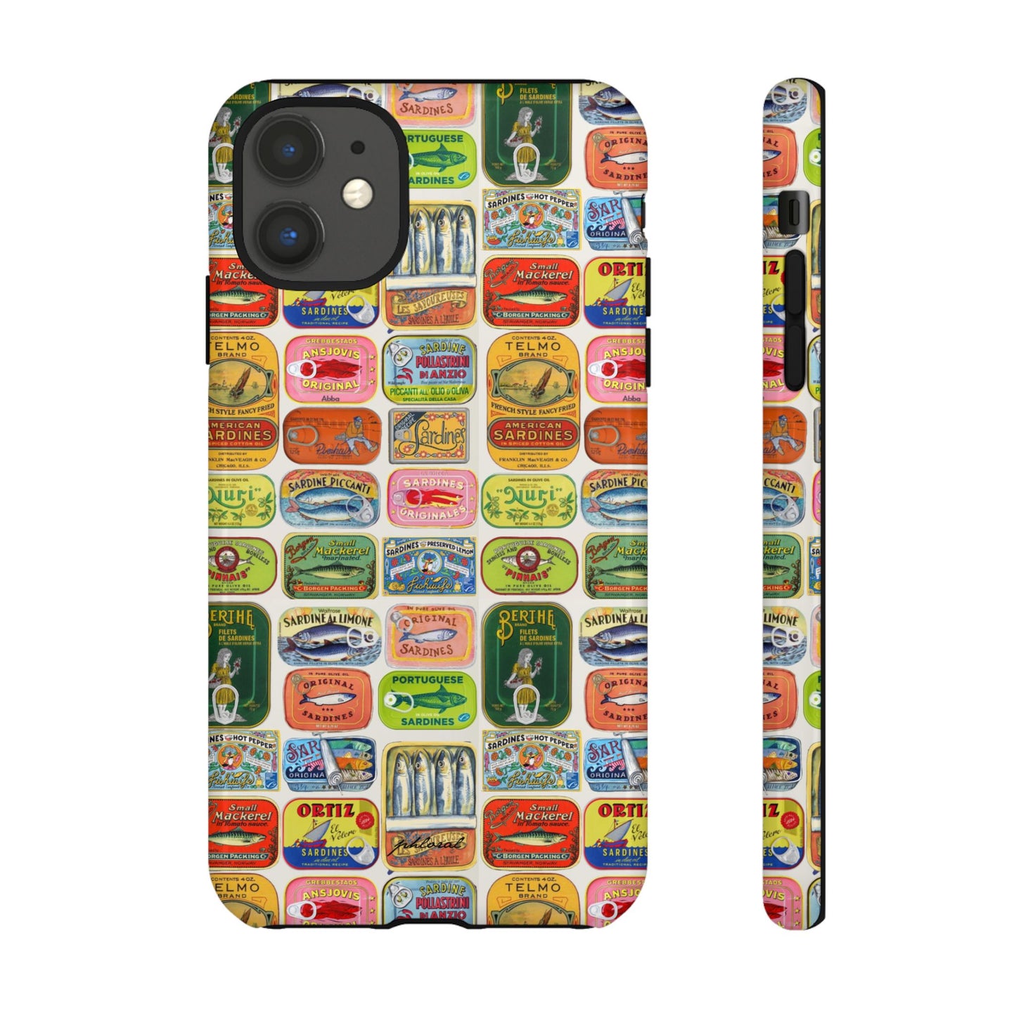 Retro Pantry phone case dual-layer protection side profile