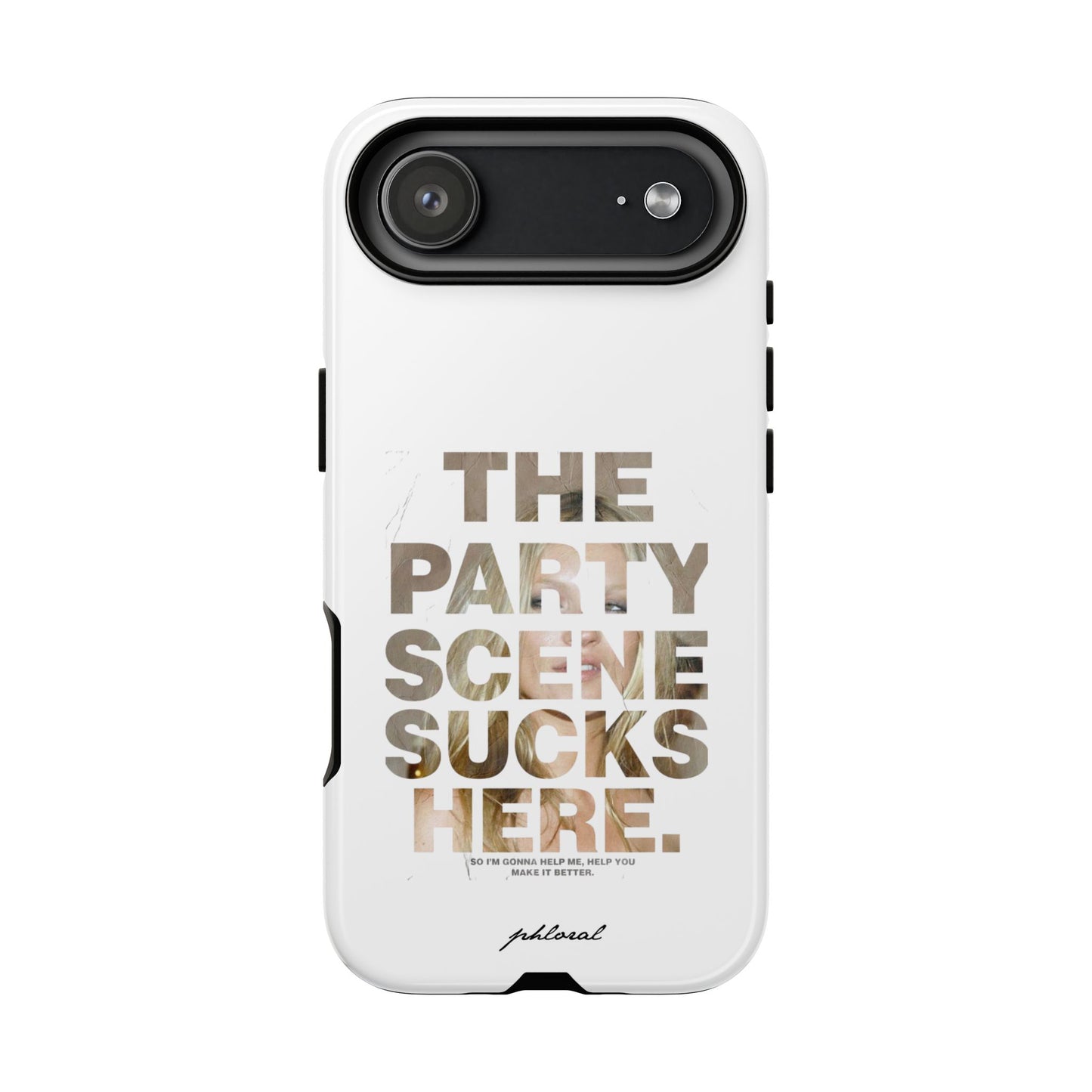 "the party sucks here"