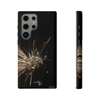 Glintfall phone case precision camera island in glittering waterfall design