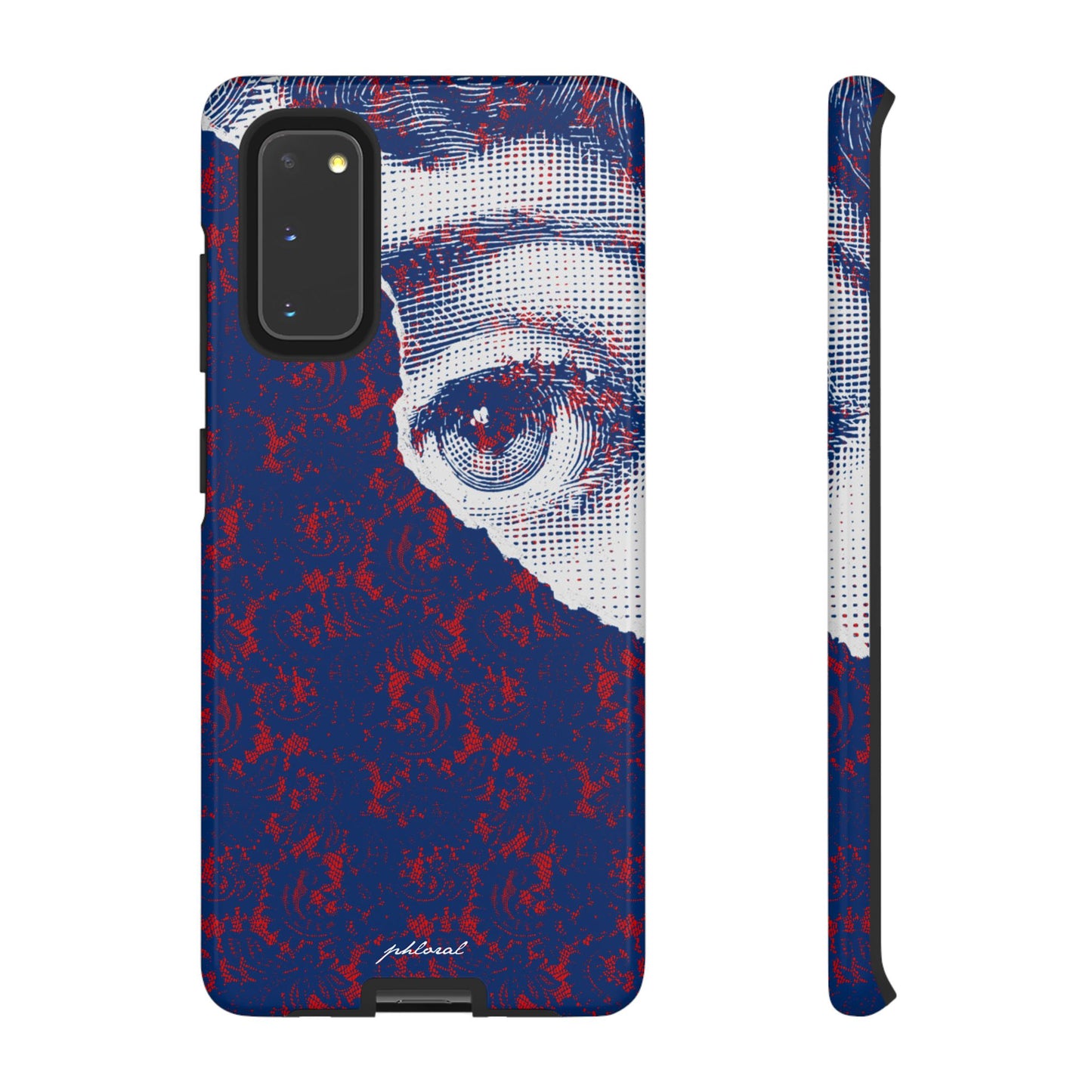 Laced Eye phonecase on smartphone