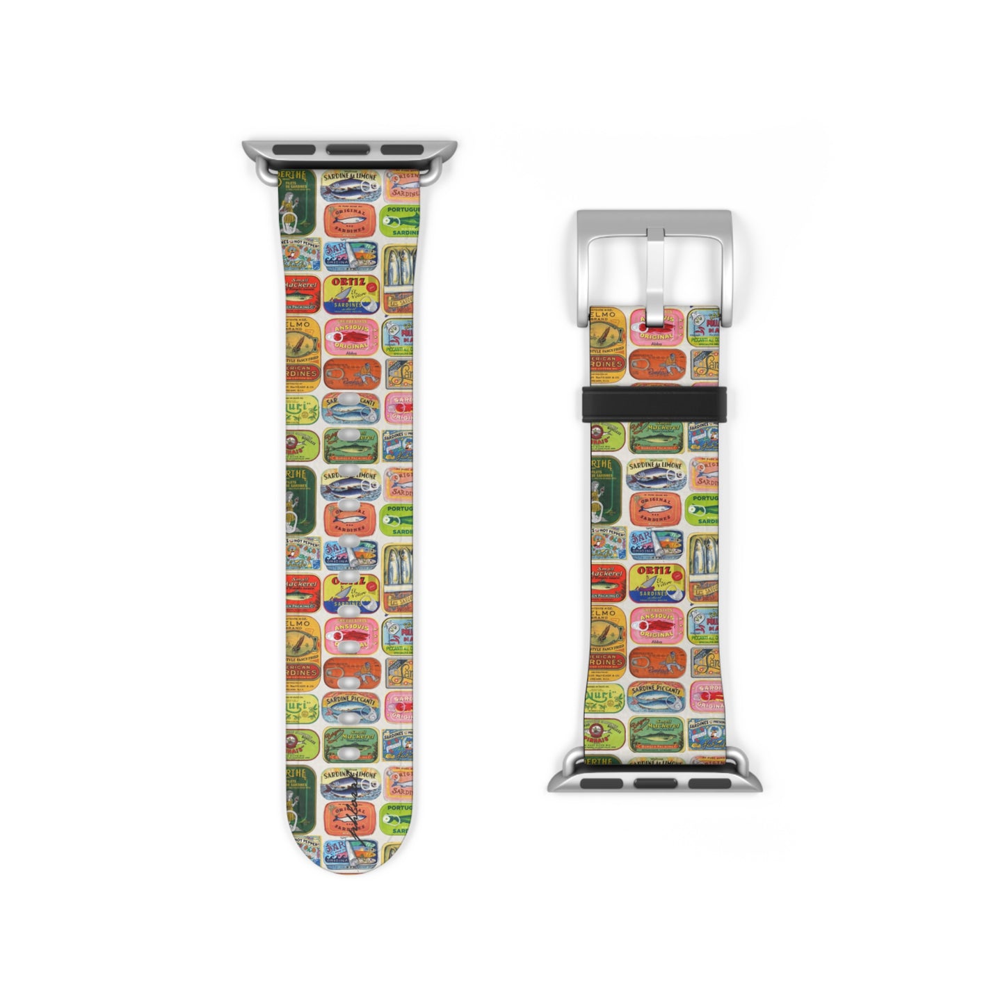 Retro Pantry Apple Watch band miniature Cold Drinks badge detail