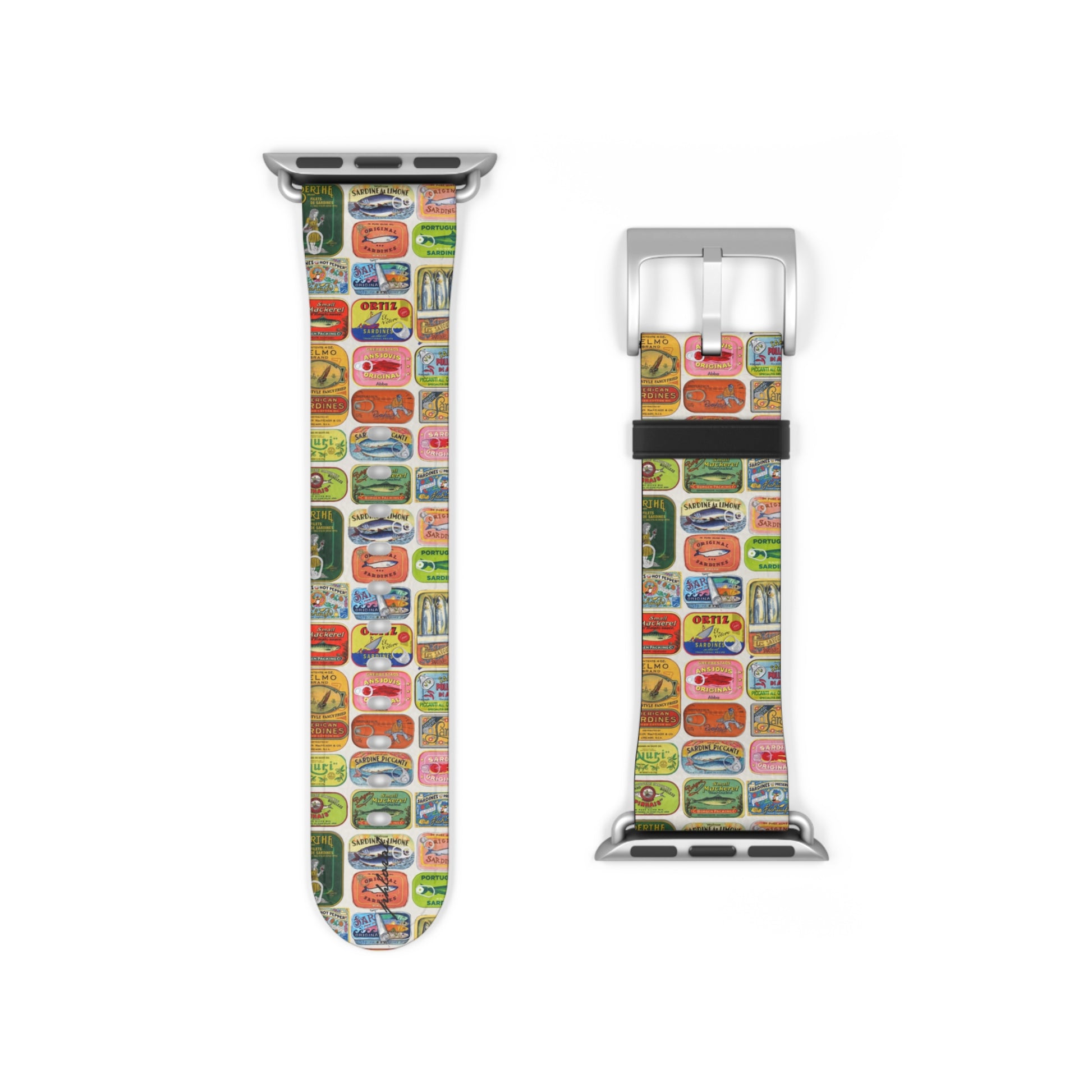 Retro Pantry Apple Watch band miniature Cold Drinks badge detail