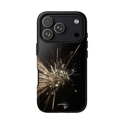 Glintfall phone case precision camera island in glittering waterfall design