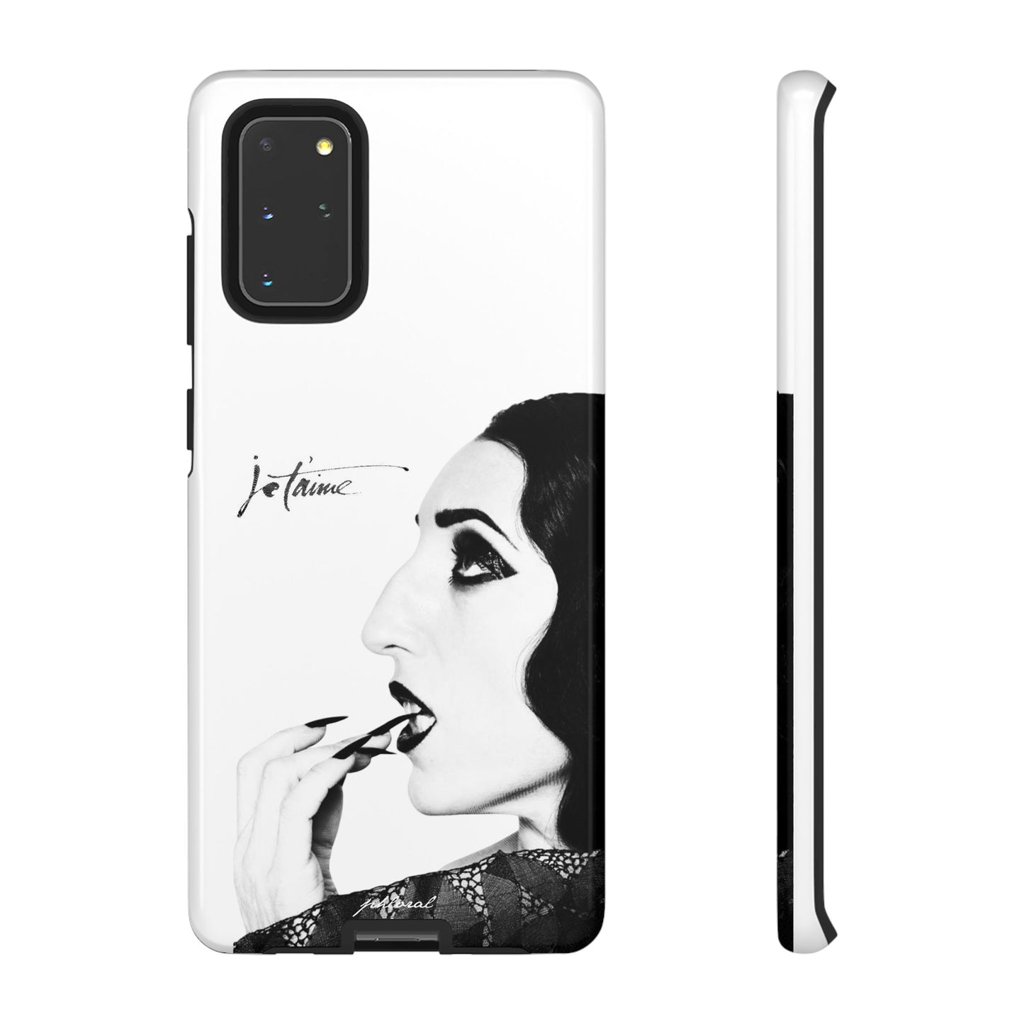 Je T’aime Noir phonecase lifestyle shot