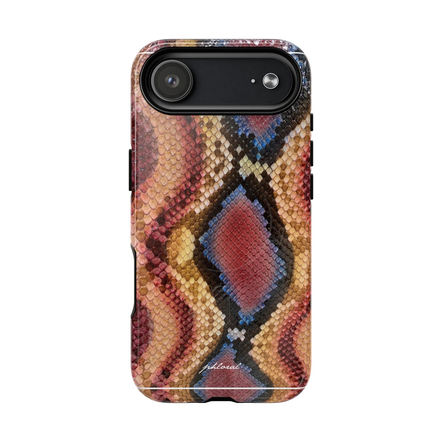 Side view of Colourful Amber accessory showcasing design