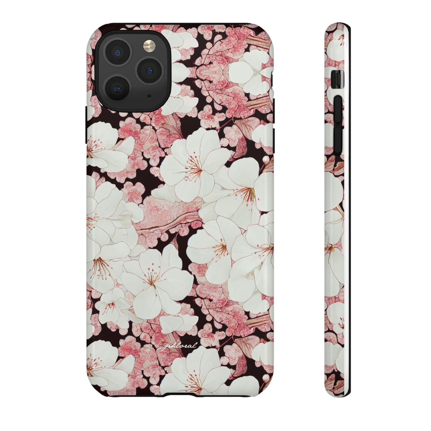 Florere phone case 3D layered eternal bloom close-up detail
