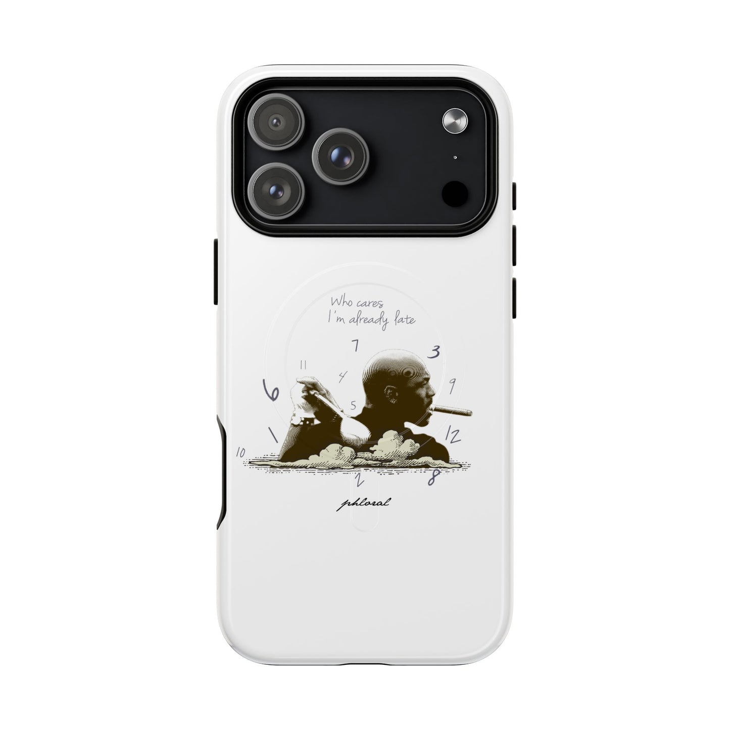 Timeless Rebellion MagSafe iPhone case slim side profile