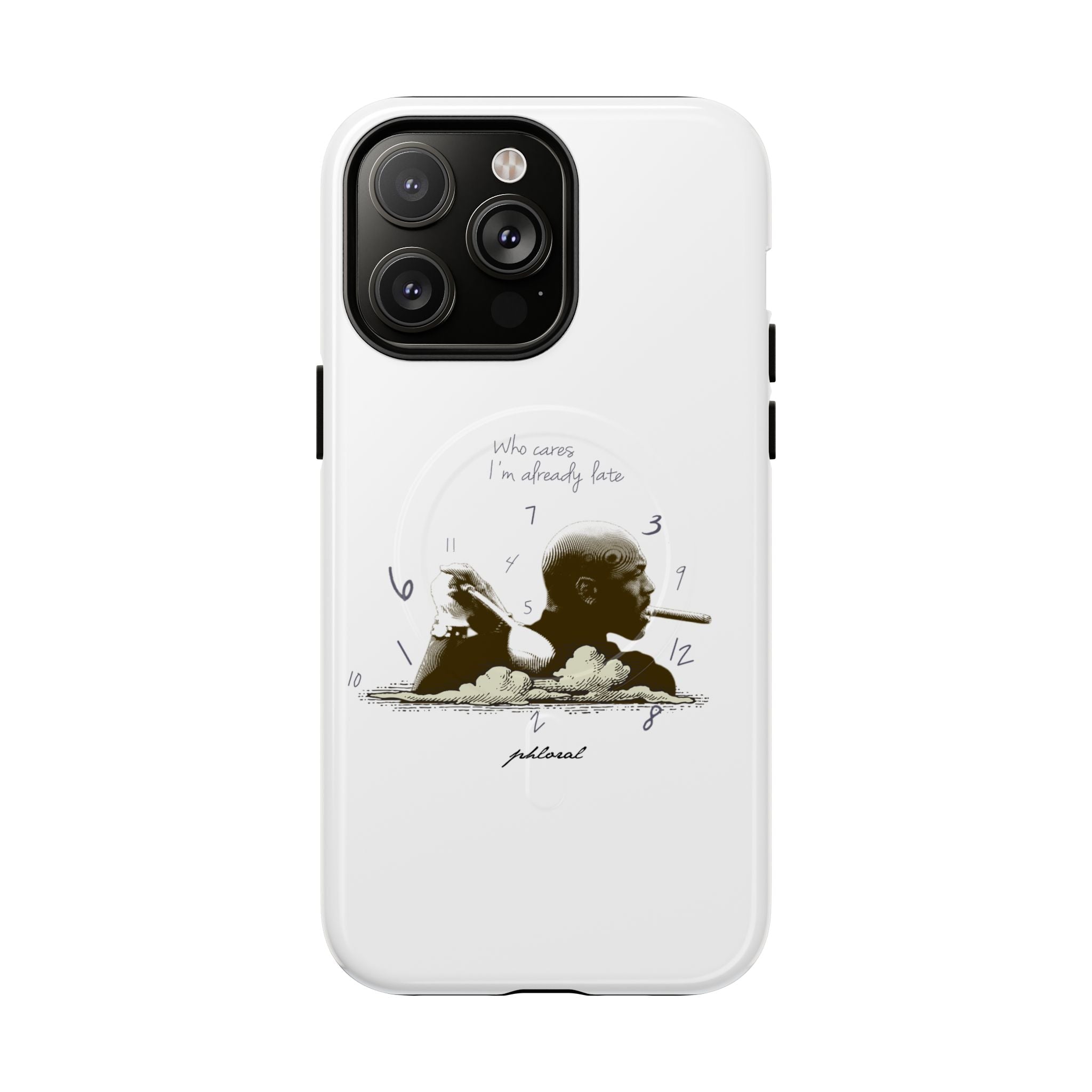 Timeless Rebellion MagSafe iPhone case slim side profile
