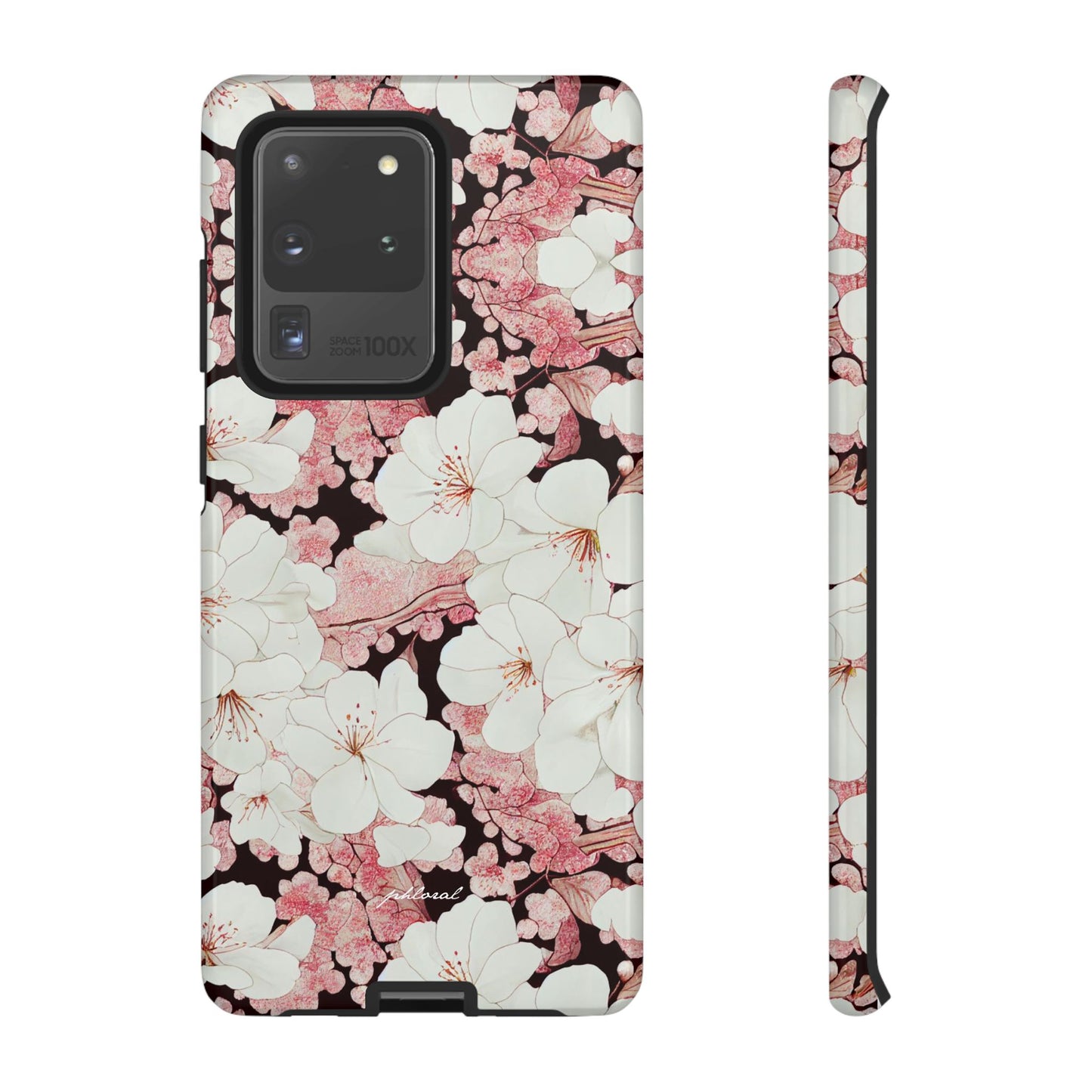 Florere phone case 3D layered eternal bloom close-up detail