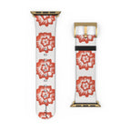 Phloral Apple Watch band rose-gold deployant clasp detail
