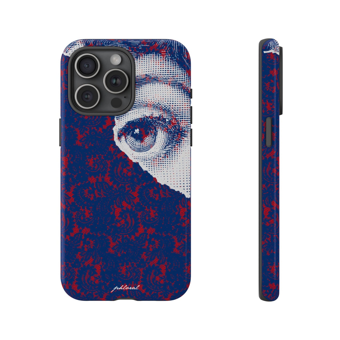 Laced Eye phonecase on smartphone