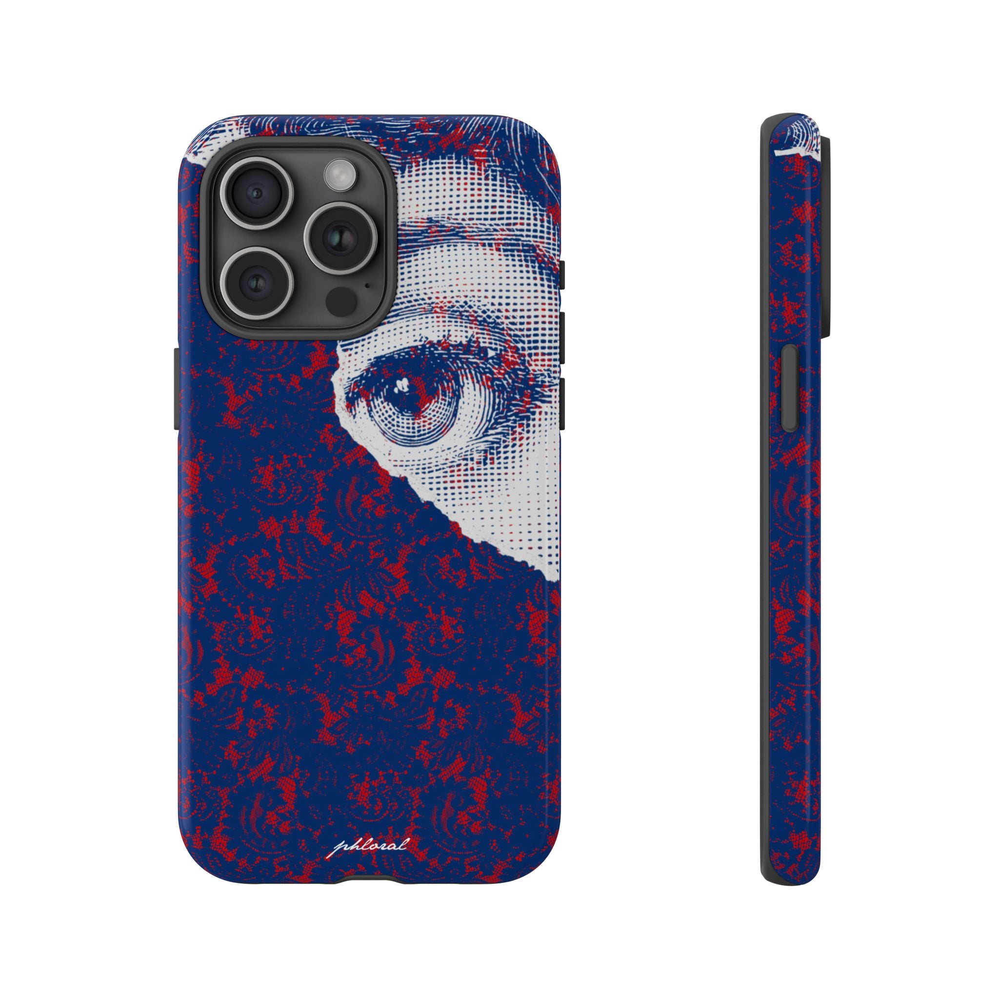 Laced Eye phonecase on smartphone