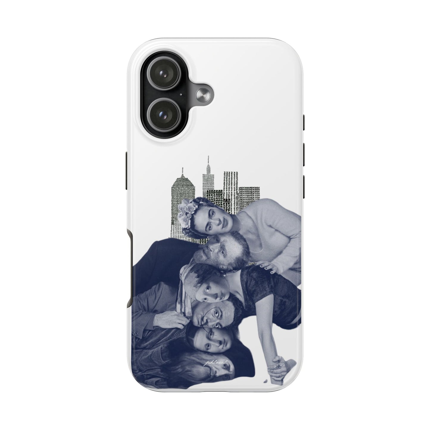 Cityscape phonecase fingerprint-resistant