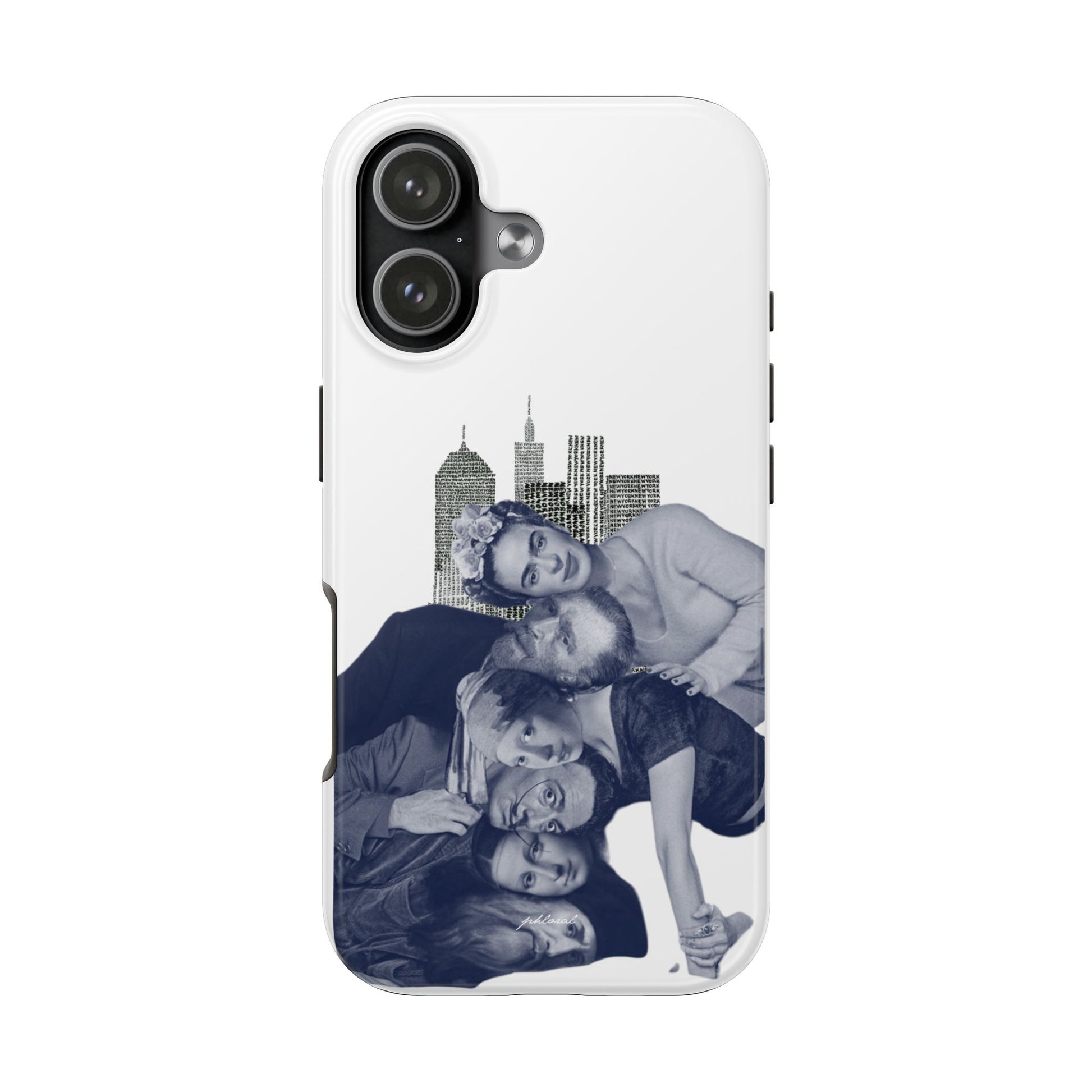 Cityscape phonecase fingerprint-resistant